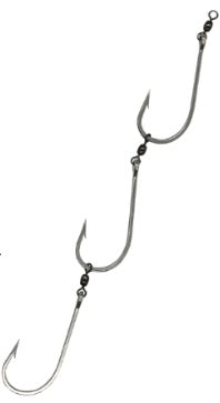 Mustad 7766 Tarpon Pre Ganged X3 Hook Set