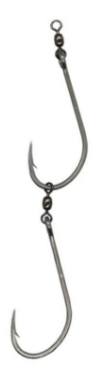 Mustad 9179 Light Game Pre Ganged X2 Hook Set