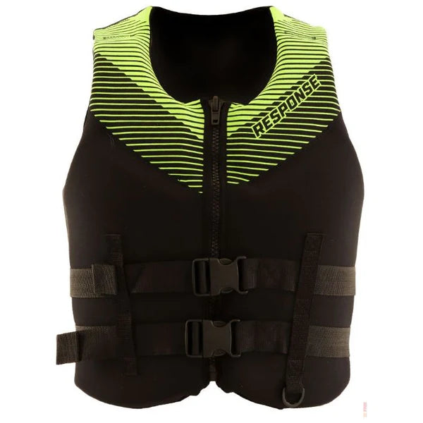 Response X Series Neoprene L50S Life Jacket PFD Vest Lime