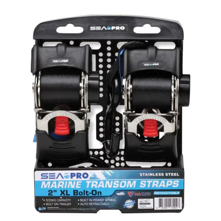 Sea Pro Marine Transom Trailer Bolt-On Strap Pack 2in