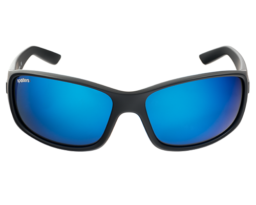 Spotters Combat Matt Black Frame Polarised Sunglasses