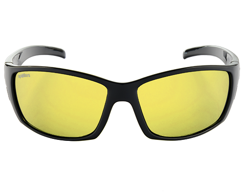 Spotters Fury Gloss Black Frame Polarised Sunglasses