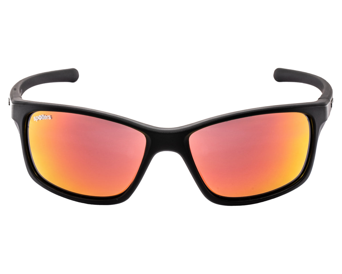 Spotters Grit Junior Matt Black Performance Polarised Sunglasses