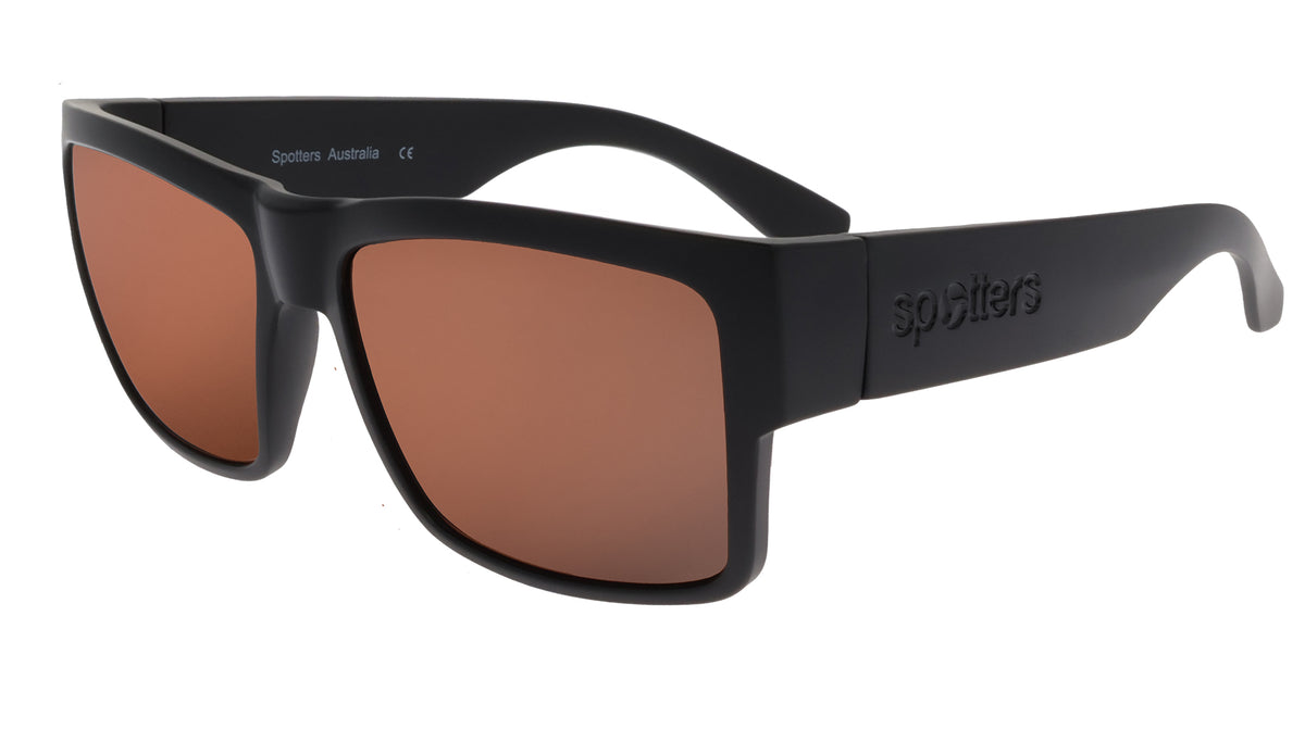 Spotters Striker Matt Black Sunglasses