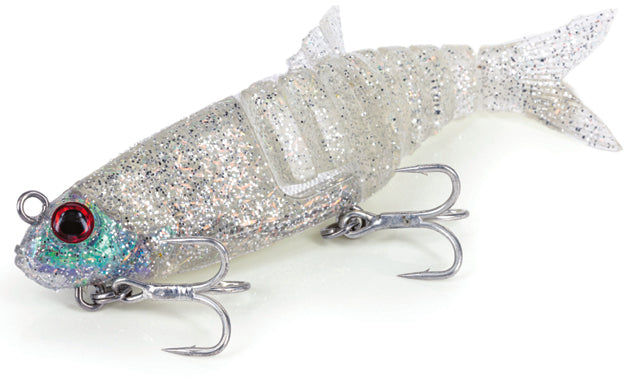 Molix Segmented Swim Shad 90 - Aussie Clear Flash