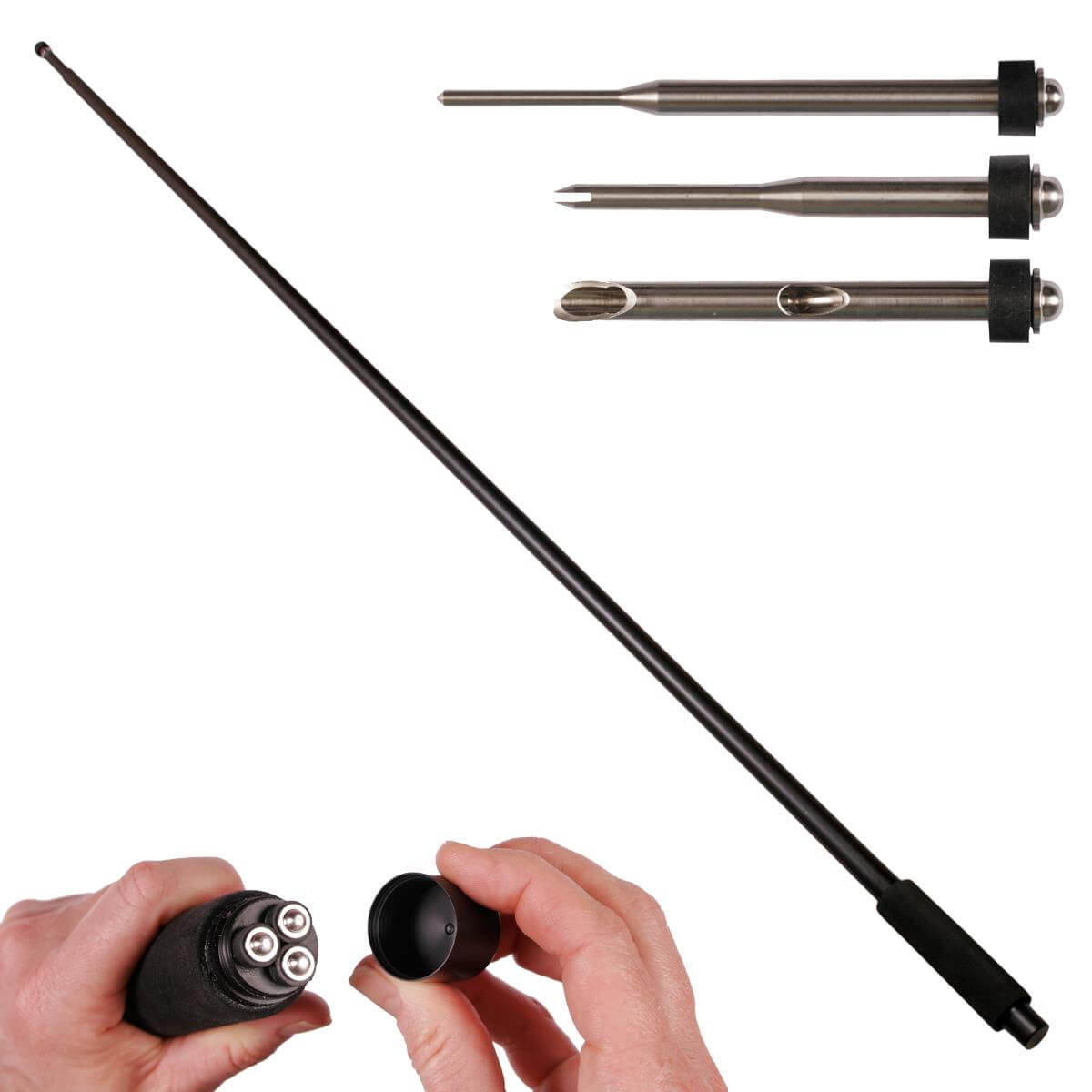 Black Pete Telescopic Tag Pole with Applicators 6ft