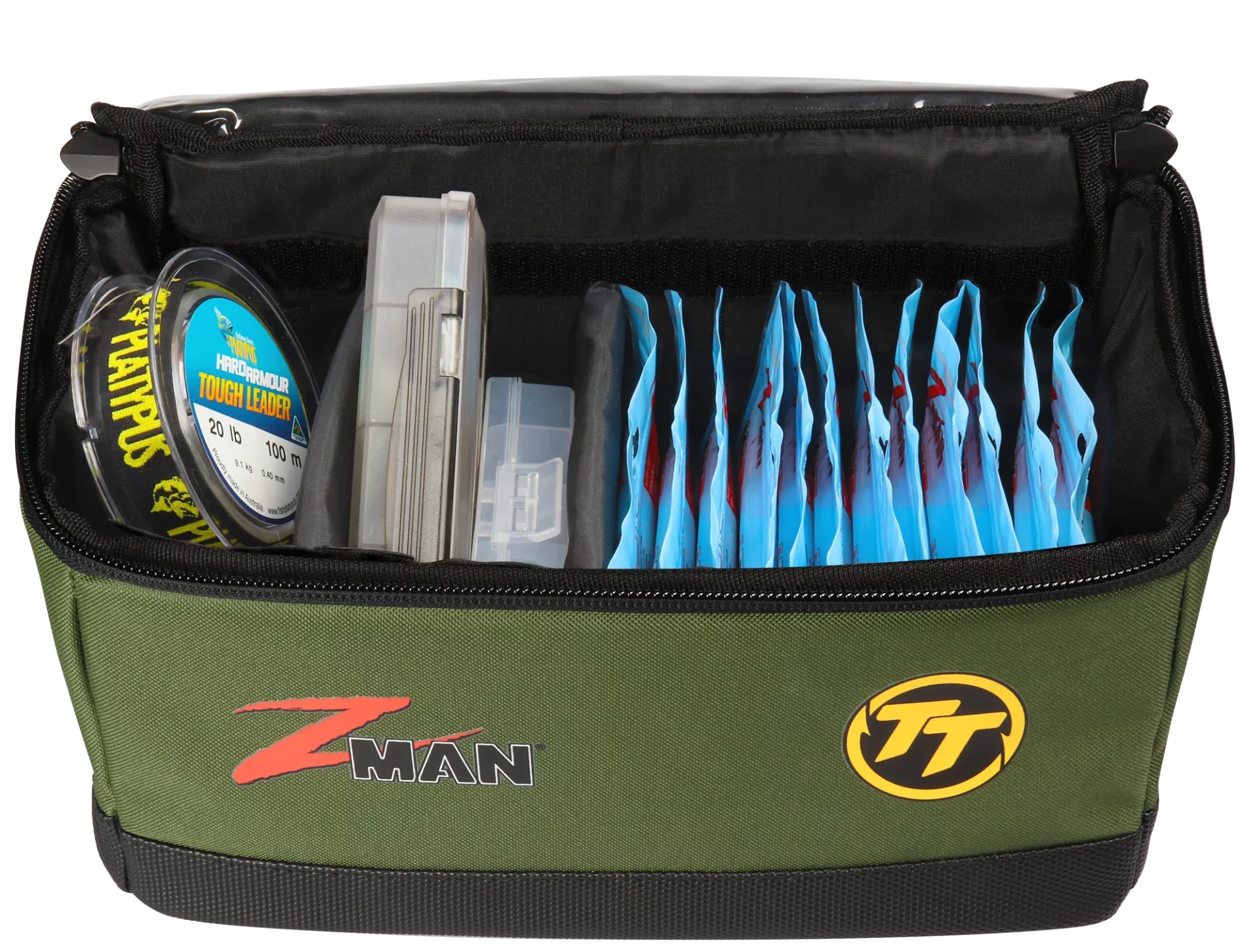 Tackle Tactics TT Deluxe ZMan Tackle Storage Block Green