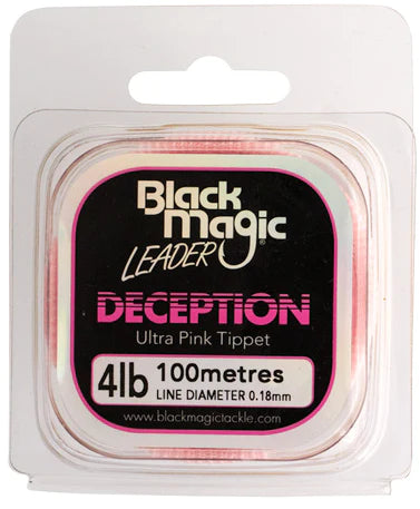 Black Magic Deception Tippet Leader Pink