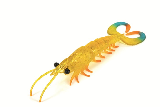 Molix Twin Tail Prawn 5in Banana Prawn