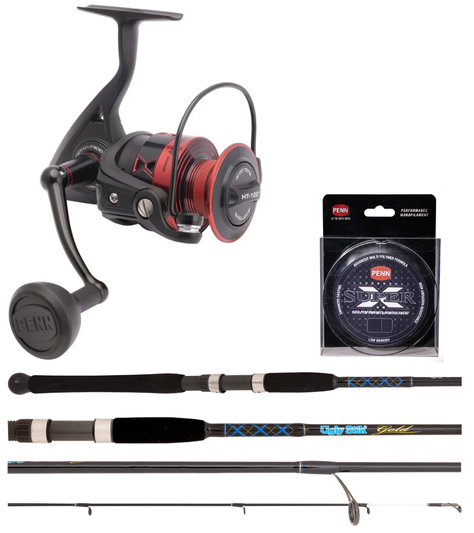 Penn Fierce Ugly Stik Gold Bulletproof All Rounder Pack