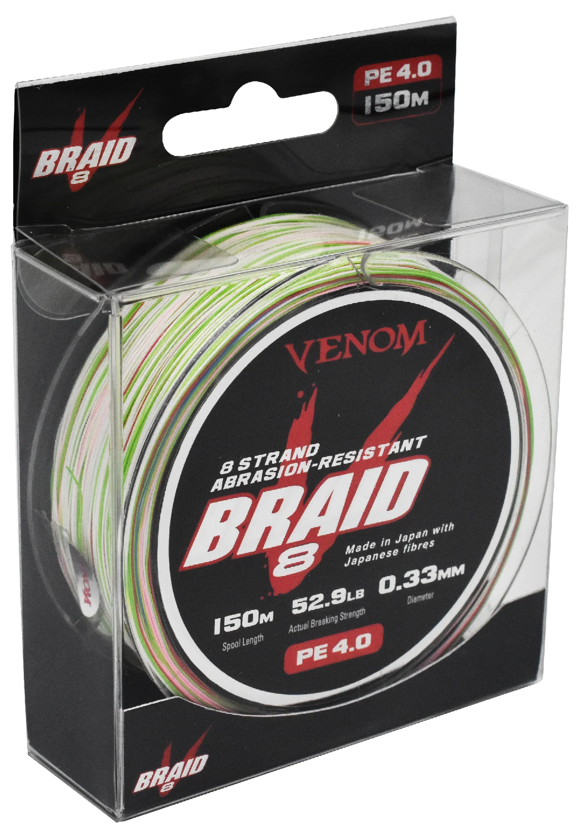 Venom V-Braid Multi Colour 150m
