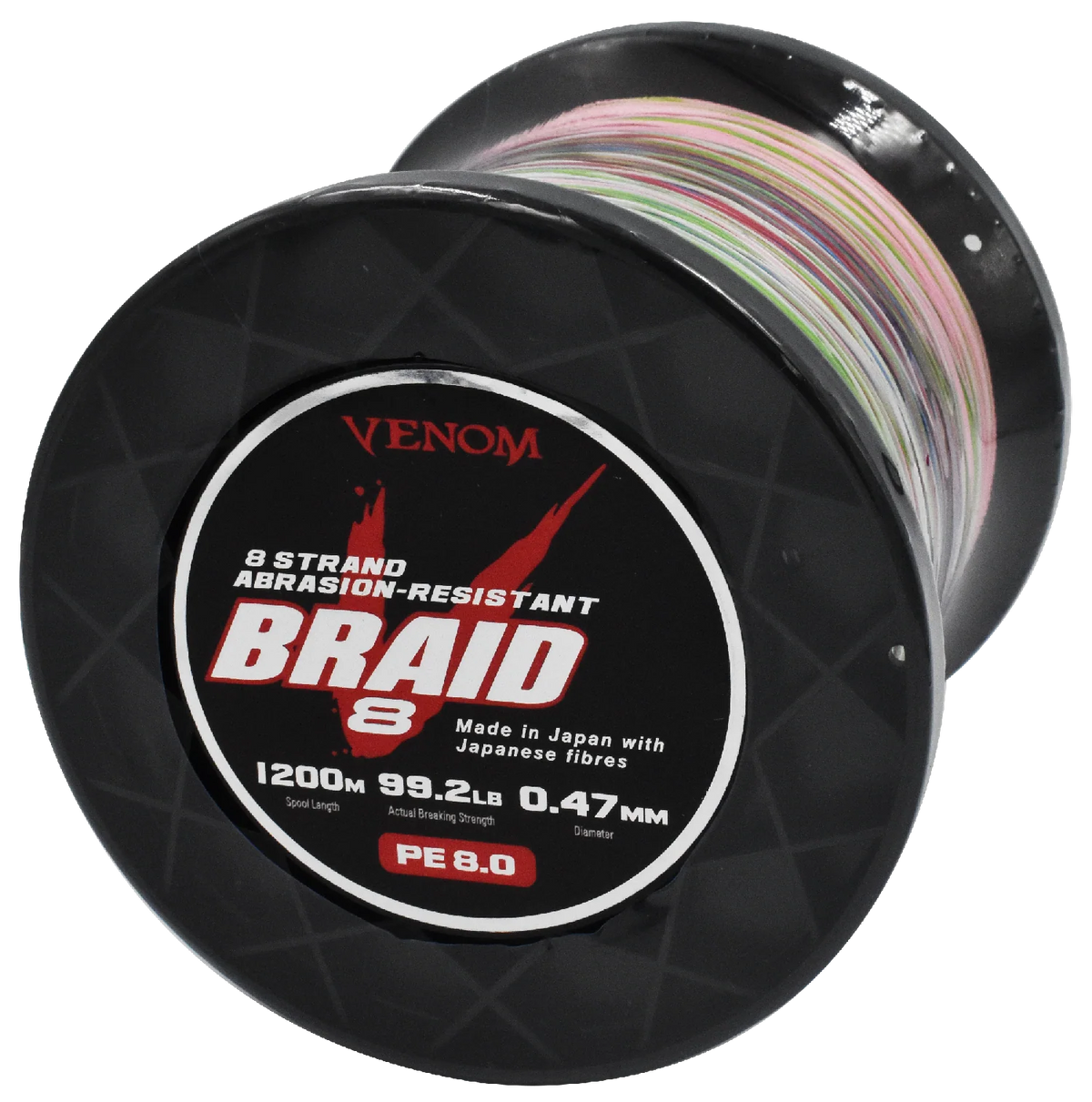 Venom V-Braid Multi Colour 300m