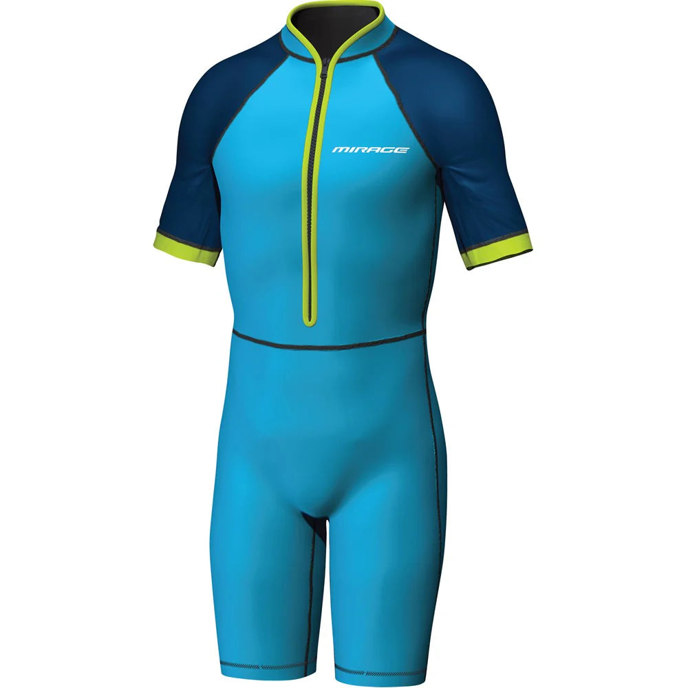 Mirage Kids Playsuit Wetsuit Blue