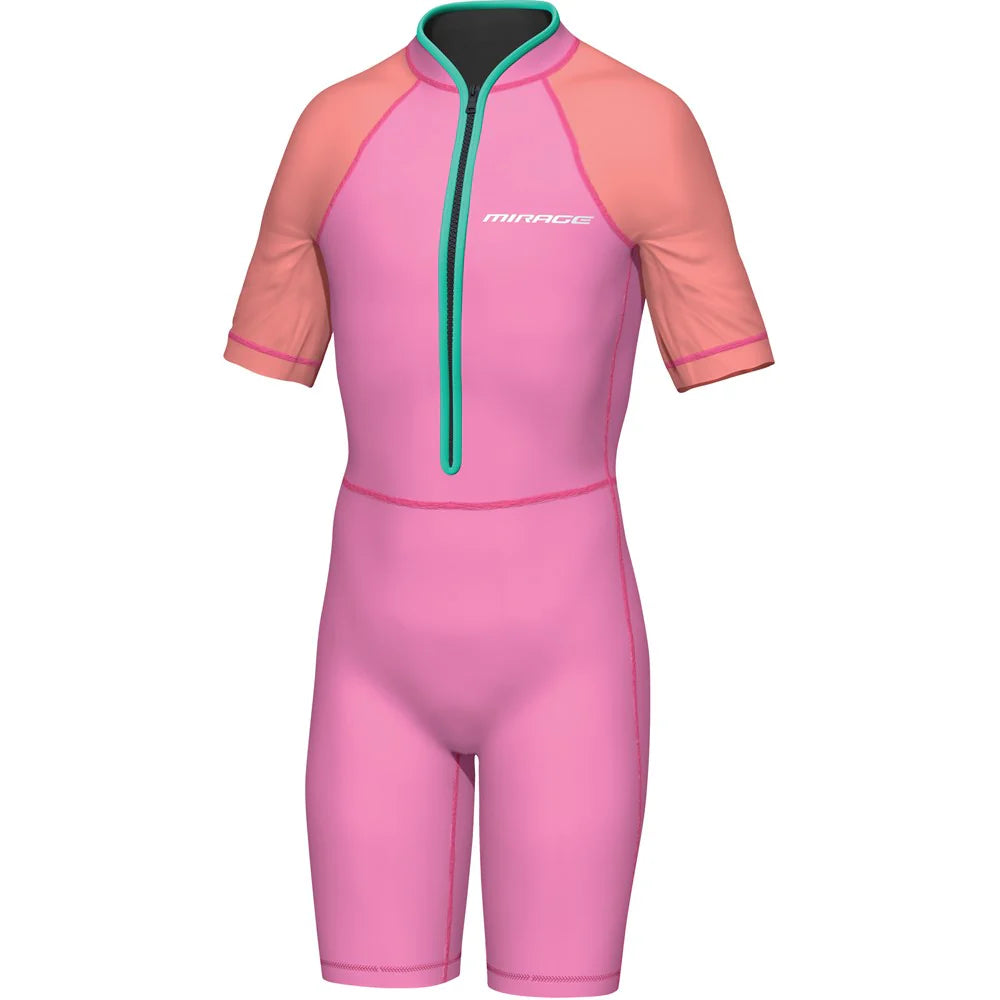 Mirage Kids Playsuit Wetsuit Pink