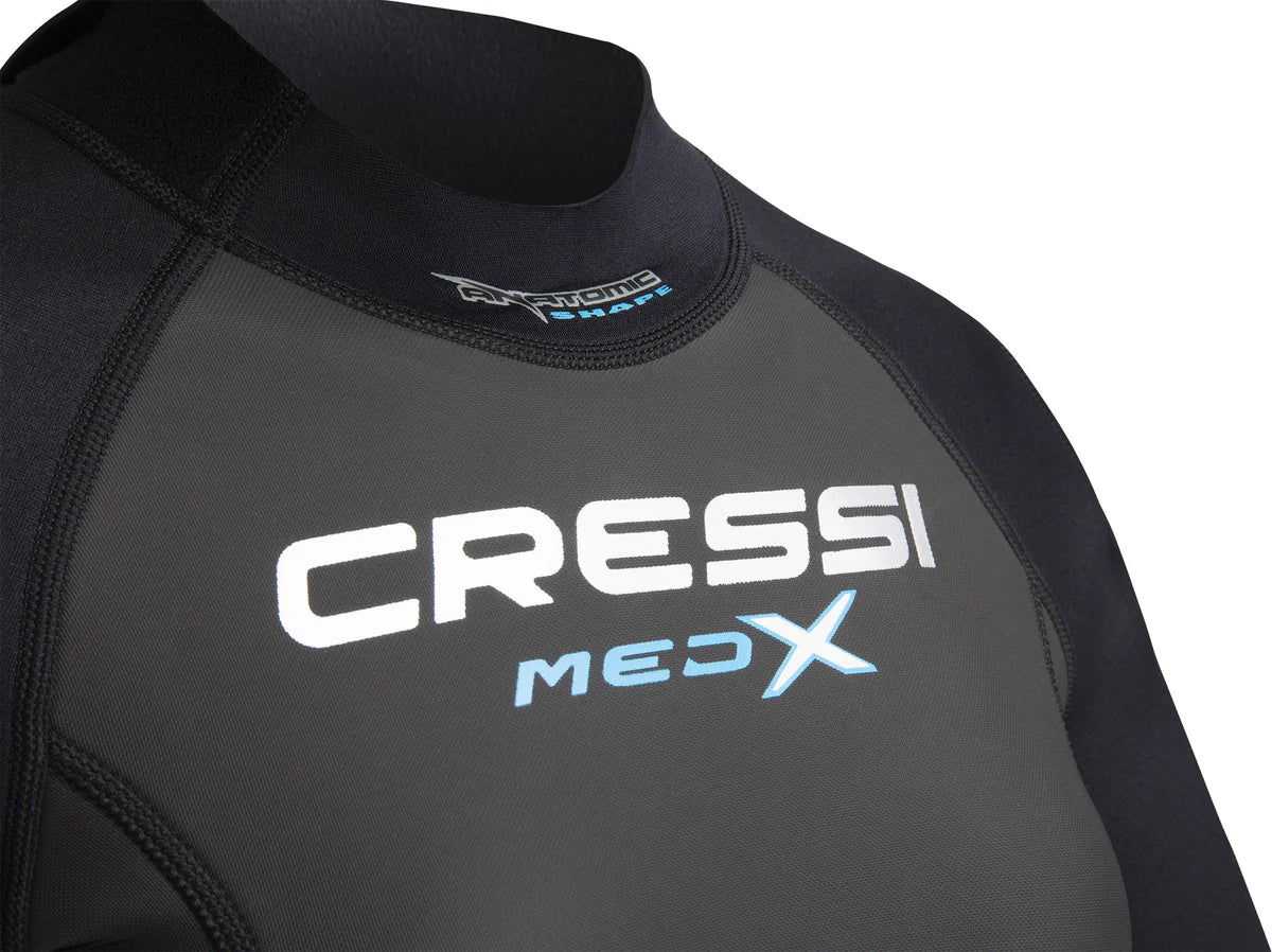 Cressi Med X Lady SS Shorty Wetsuit 2.5mm Black Aquamarine