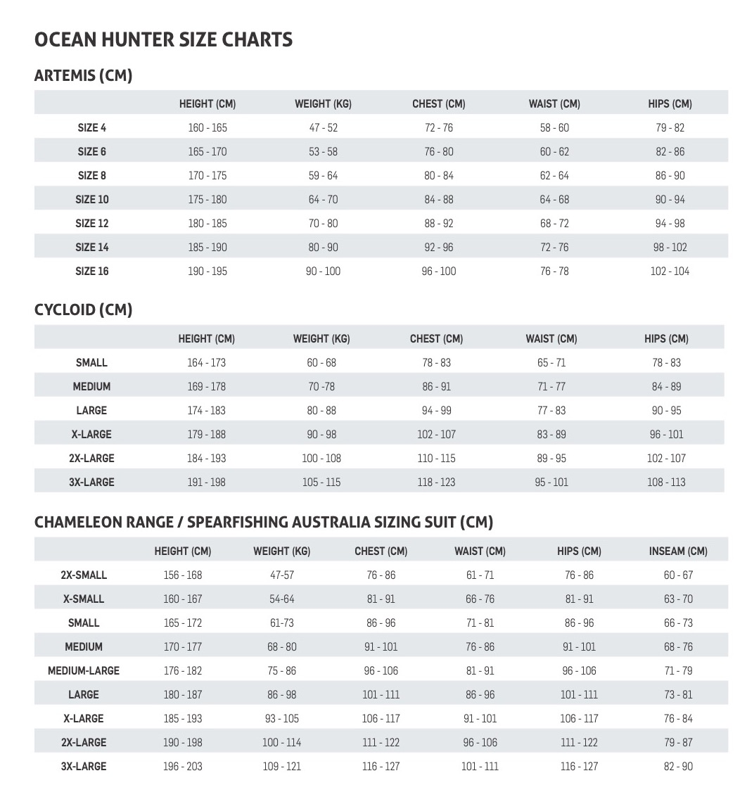Ocean Hunter Chameleon Offshore Lined Wetsuit 2mm