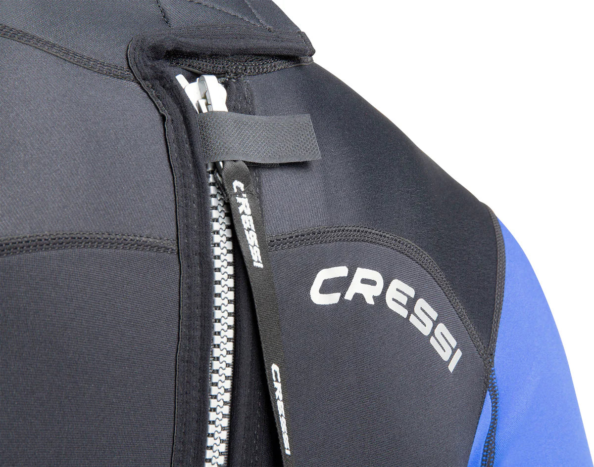 Cressi Med X Man SS Shorty Wetsuit 2.5mm Black Blue