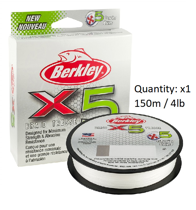 Berkley X5 150m Braided Fishing Line Mega Pack