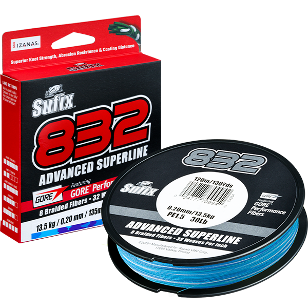 Sufix 832 Braided Fishing Line Coastal Camo 300yds