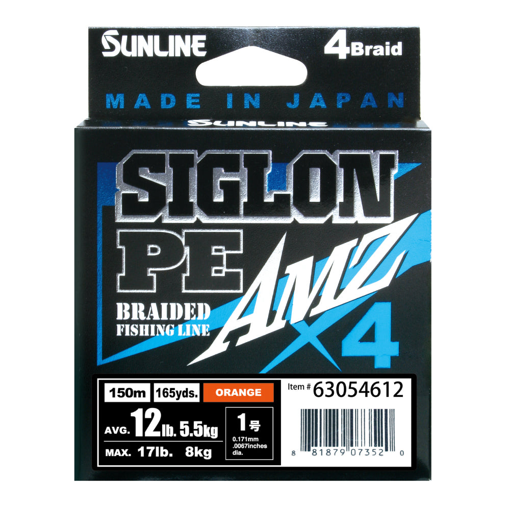 Sunline Siglon AMZ PE X4 Braid Blood Orange 150m