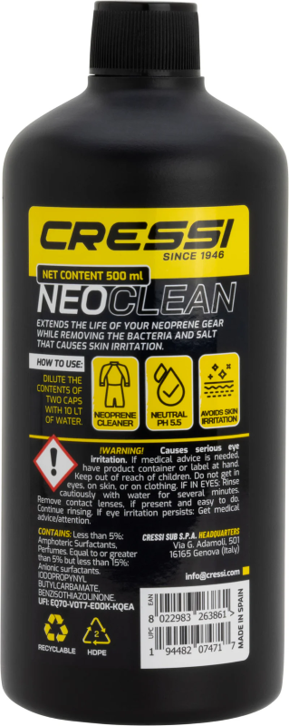 Cressi Neo Clean Wetsuit Wash 500ml