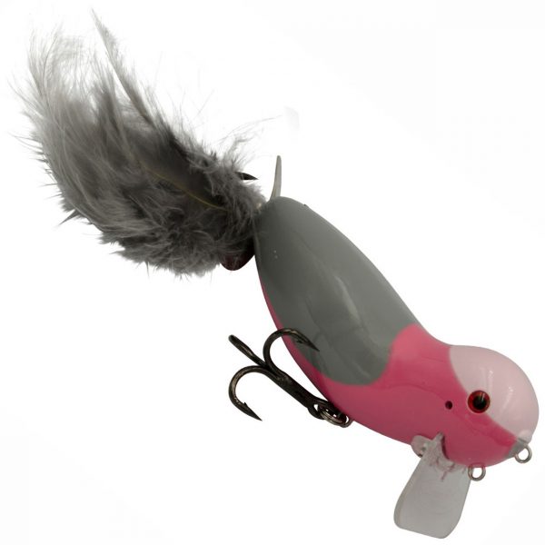budgie fishing lure Barambah Manic Bird Surface Walker Cod baitfish_fly Color:Green & Green and crayfish Spinning Rod Abu Garcia