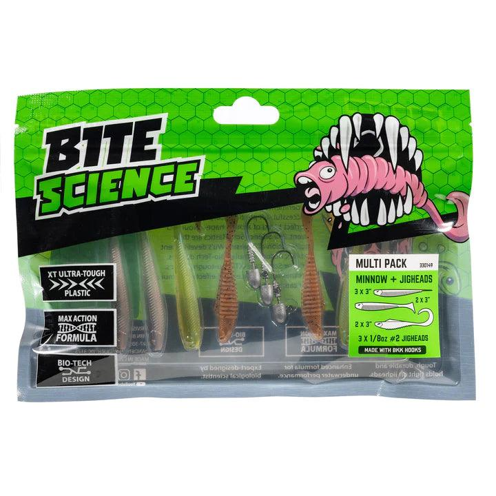 Bite Science Minnow Multi Soft Plastic Lure Pack