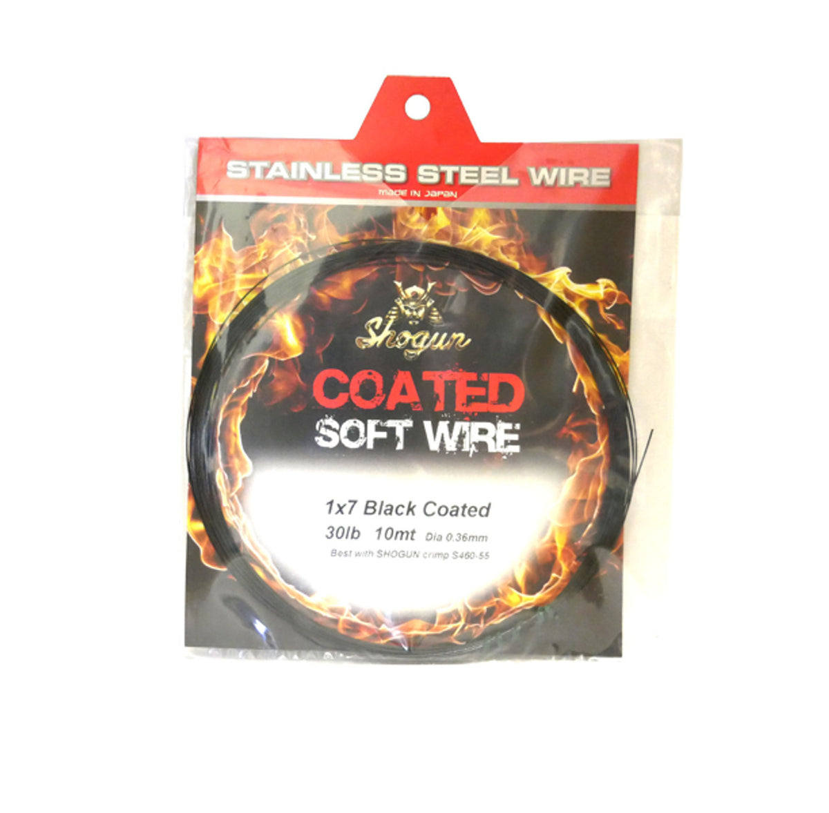 Shogun Black Coated Multistrand 1x7 Wire Bulk 1000M