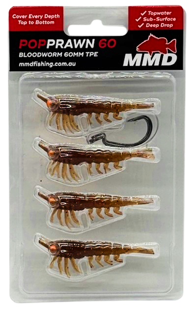 Mmd Pop Prawn Soft Plastic Lure 60Mm