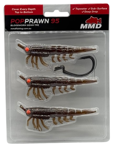 Mmd Pop Prawn Soft Plastic Lure 95mm