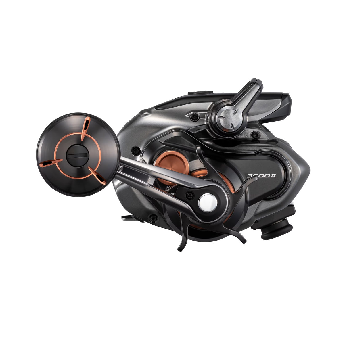 Shimano BeastMaster 3000 II electric reel - right side view