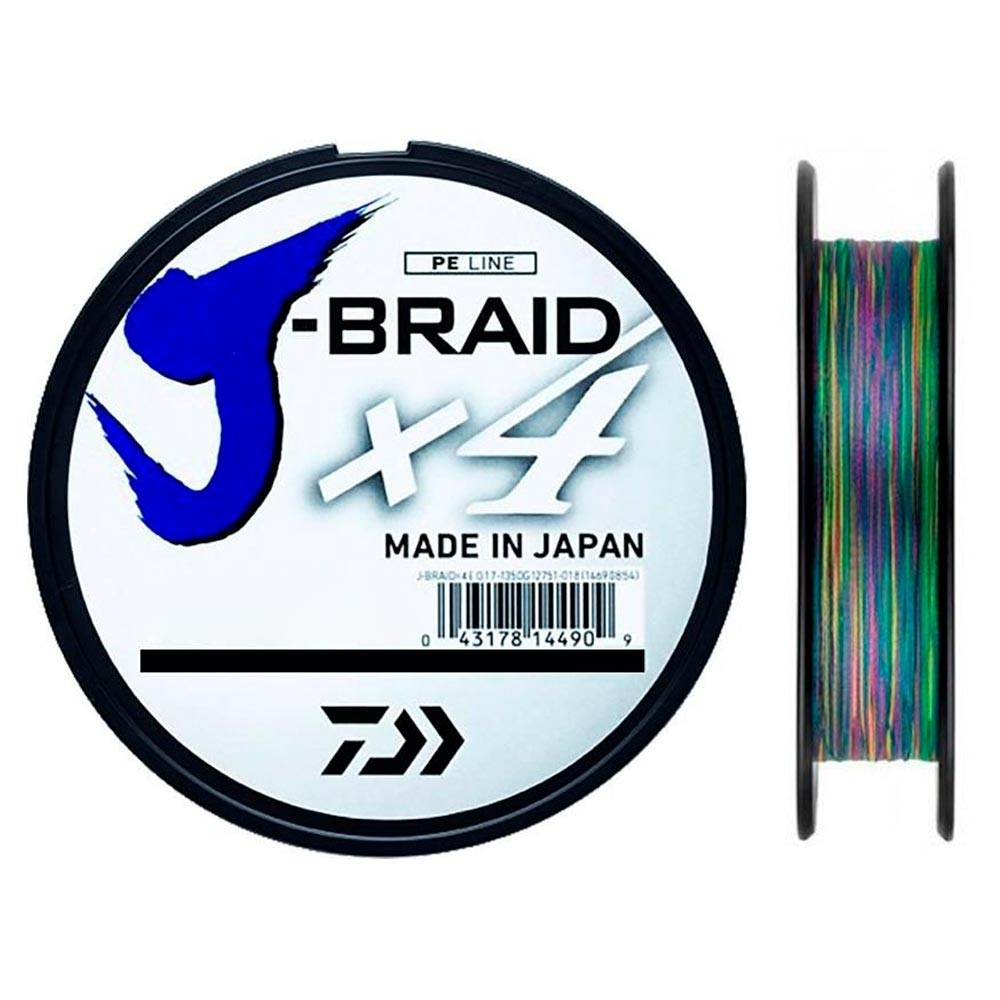 Daiwa J-Braid X4 Multi Colour Braid 500m