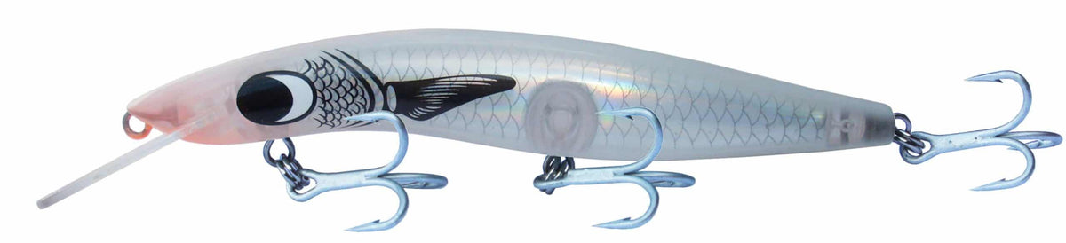 Classic Barra 120 Ghost Hard Body Lure +15