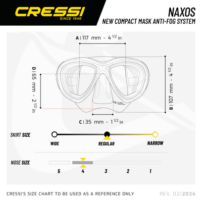 Cressi Naxos Dive Mask