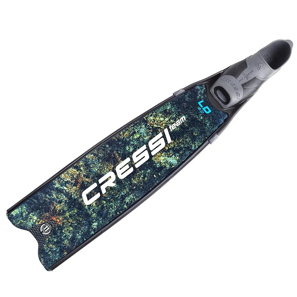 Cressi Gara Modular Team Carbon Fin Pair Green Camo LD