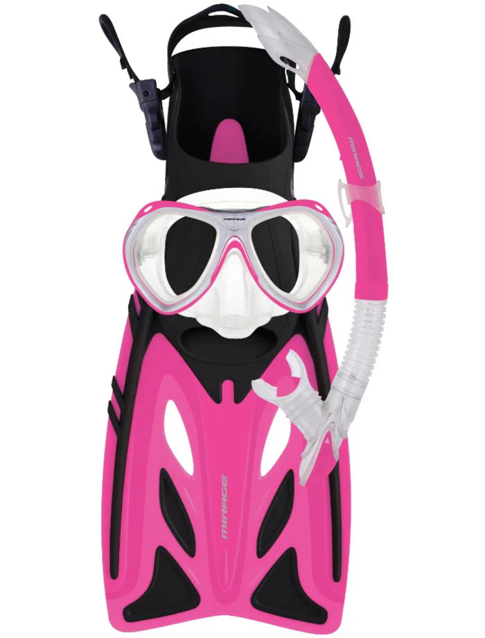 Mirage Crystal Junior Mask Snorkel Fin Set