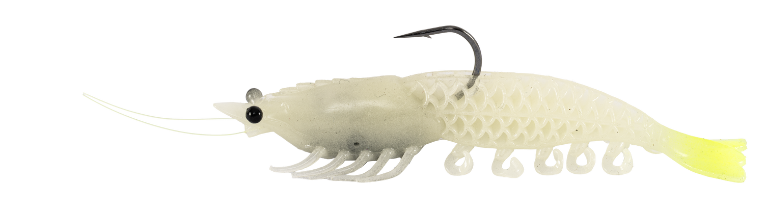 Berkley PowerBait Cull Shrimp - Glow Chartreuse