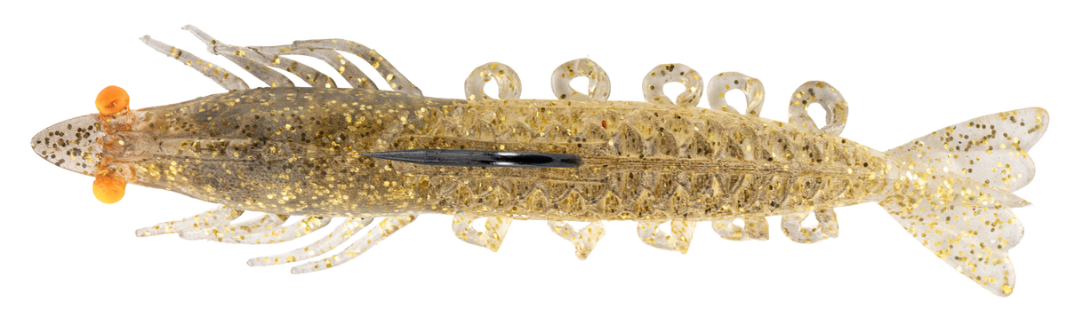 Berkley PowerBait Cull Shrimp - Gold top view