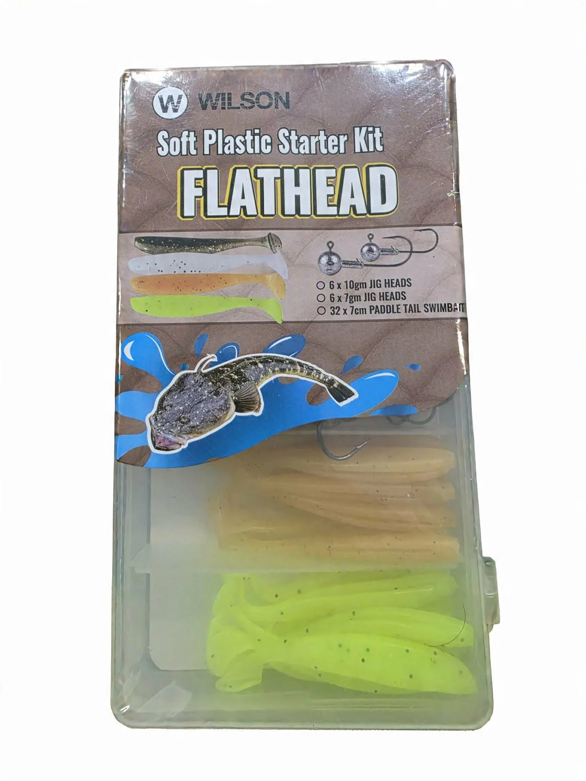 Wilson Bulk Value Soft Plastic Kit Flathead