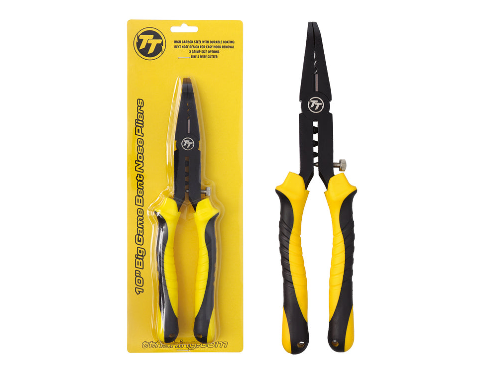 TT Tackle Tactics HD Game Bent Nose Pliers 10in 5028