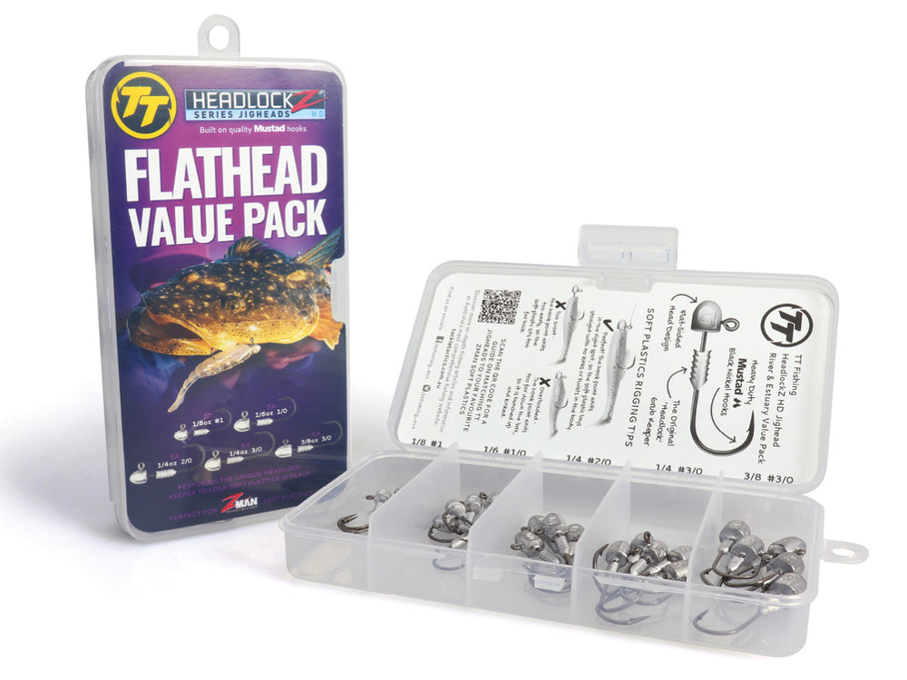 Tackle Tactics TT Flathead Bulk Value Jighead Pack 2084