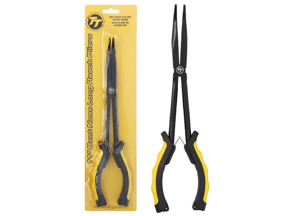 TT Tackle Tactics HD Long Bent Nose Pliers 11in 5027