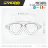 Cressi Mini Kids Cobra Swimming Goggles