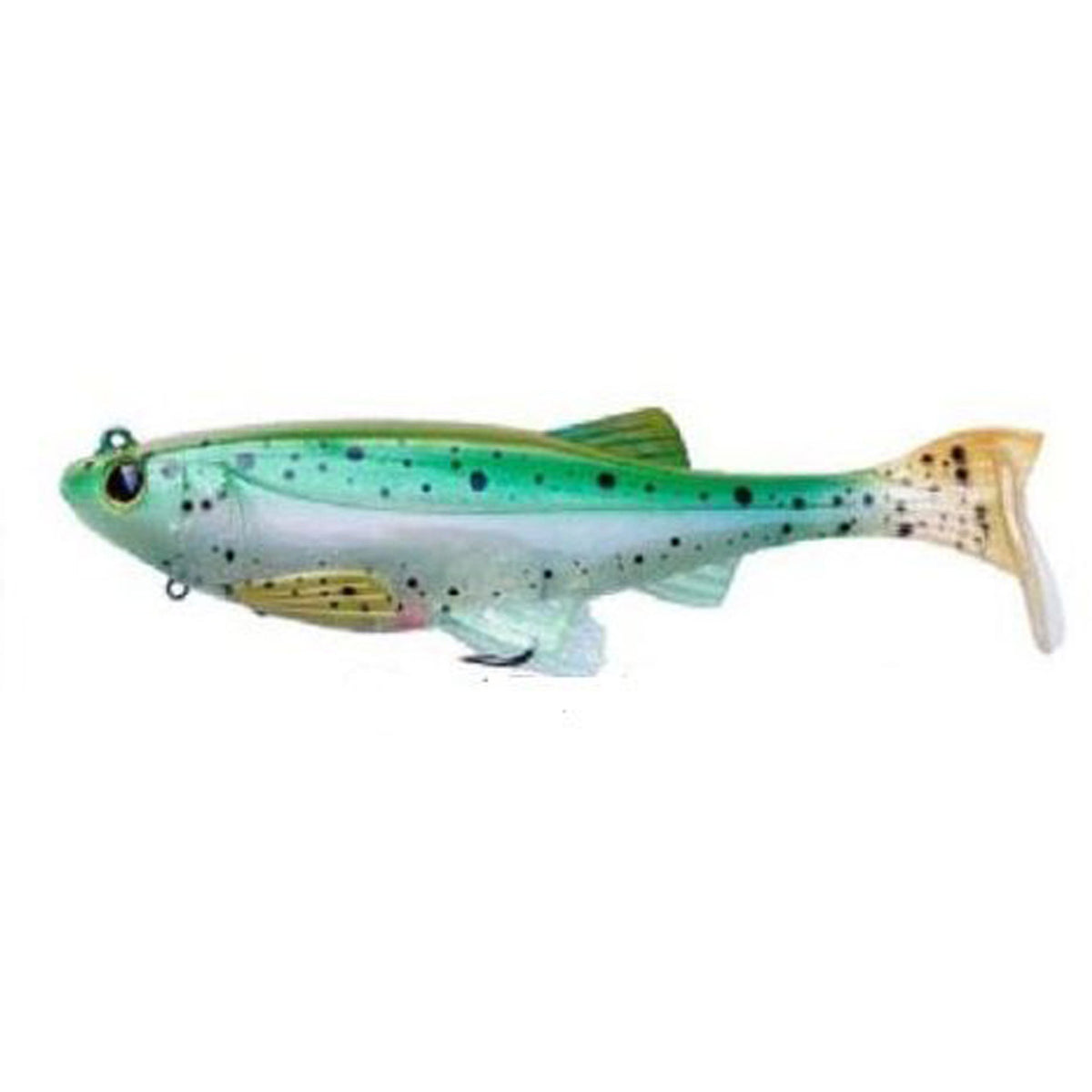 Biwaa Kapsiz HD Kast Soft Plastic Swimbait Lure Rigged 9in