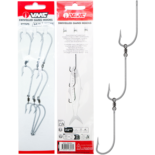 VMC Swivel Ganged Hook Sets