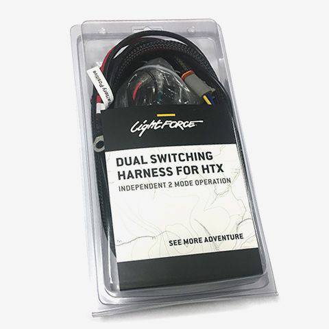 Lightforce HTX/HTX2 dual switching wiring harness - retail packaging