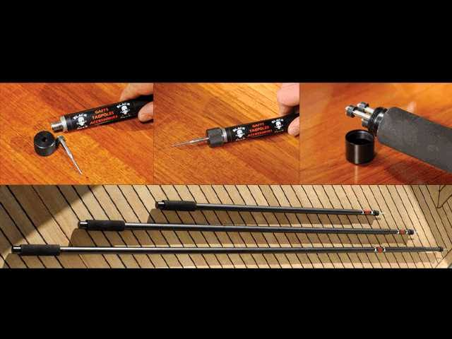 Black Pete Telescopic Tag Pole with Applicators 6ft