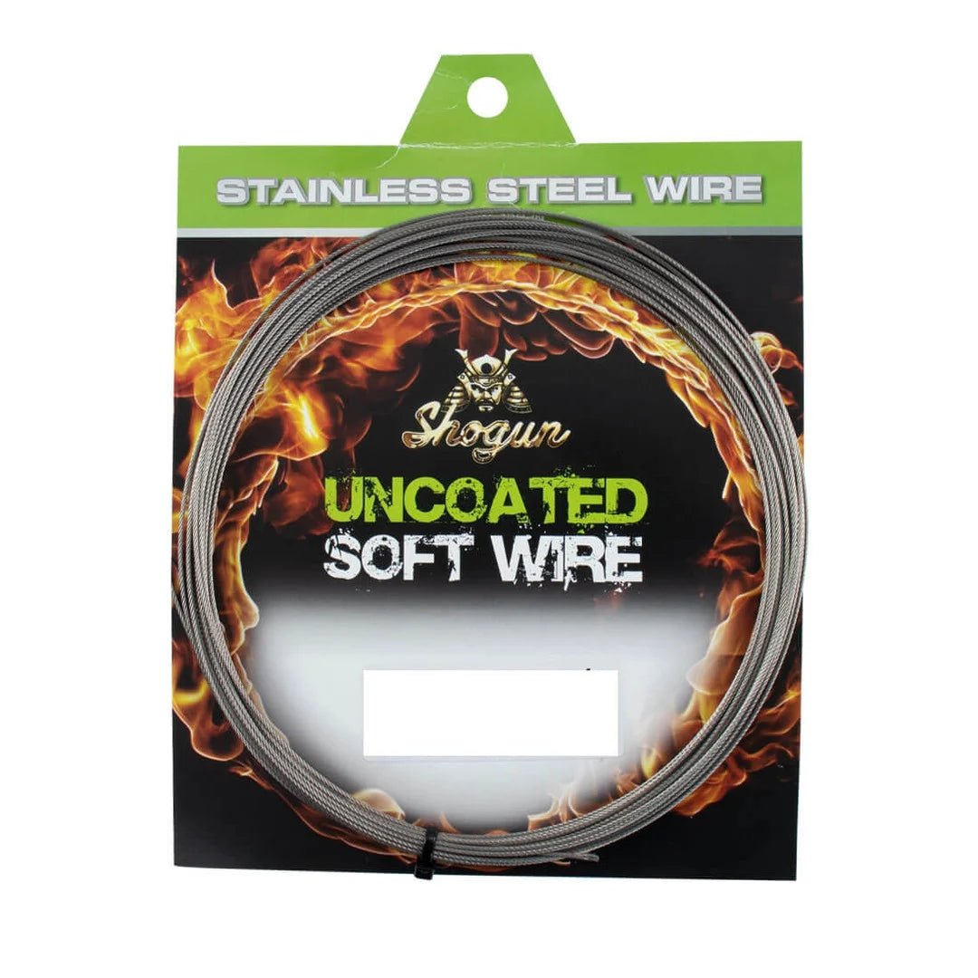 Shogun Uncoated Multistrand 7x7 Wire 10M