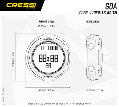 Cressi Goa Dive Watch Computer