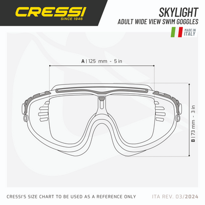 Cressi Skylight Ocean Swimming Goggles